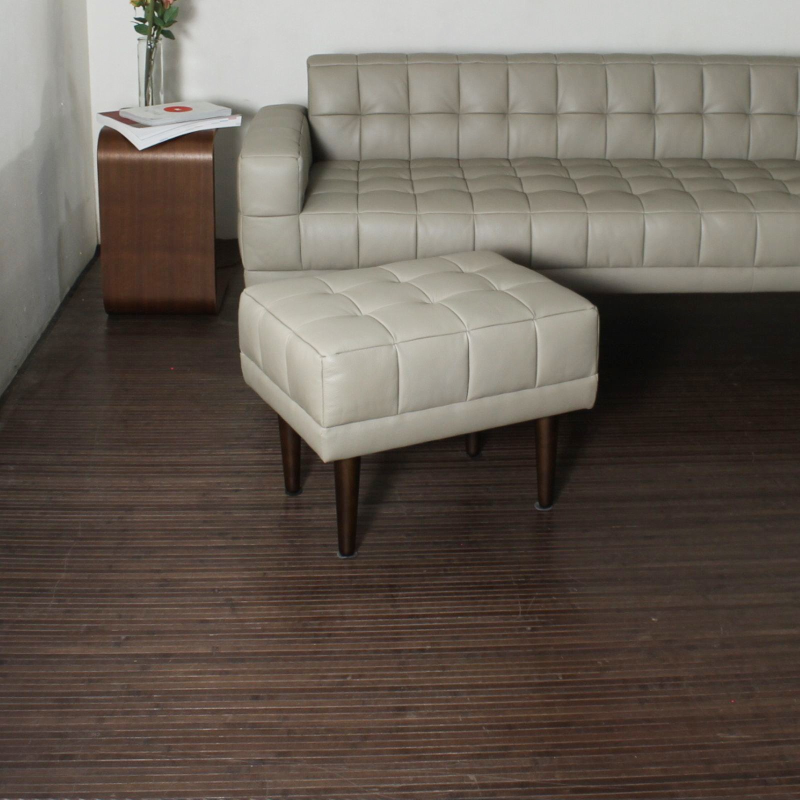 オットマン スツール チェア ローソファー 1人掛け用ソファー 本革