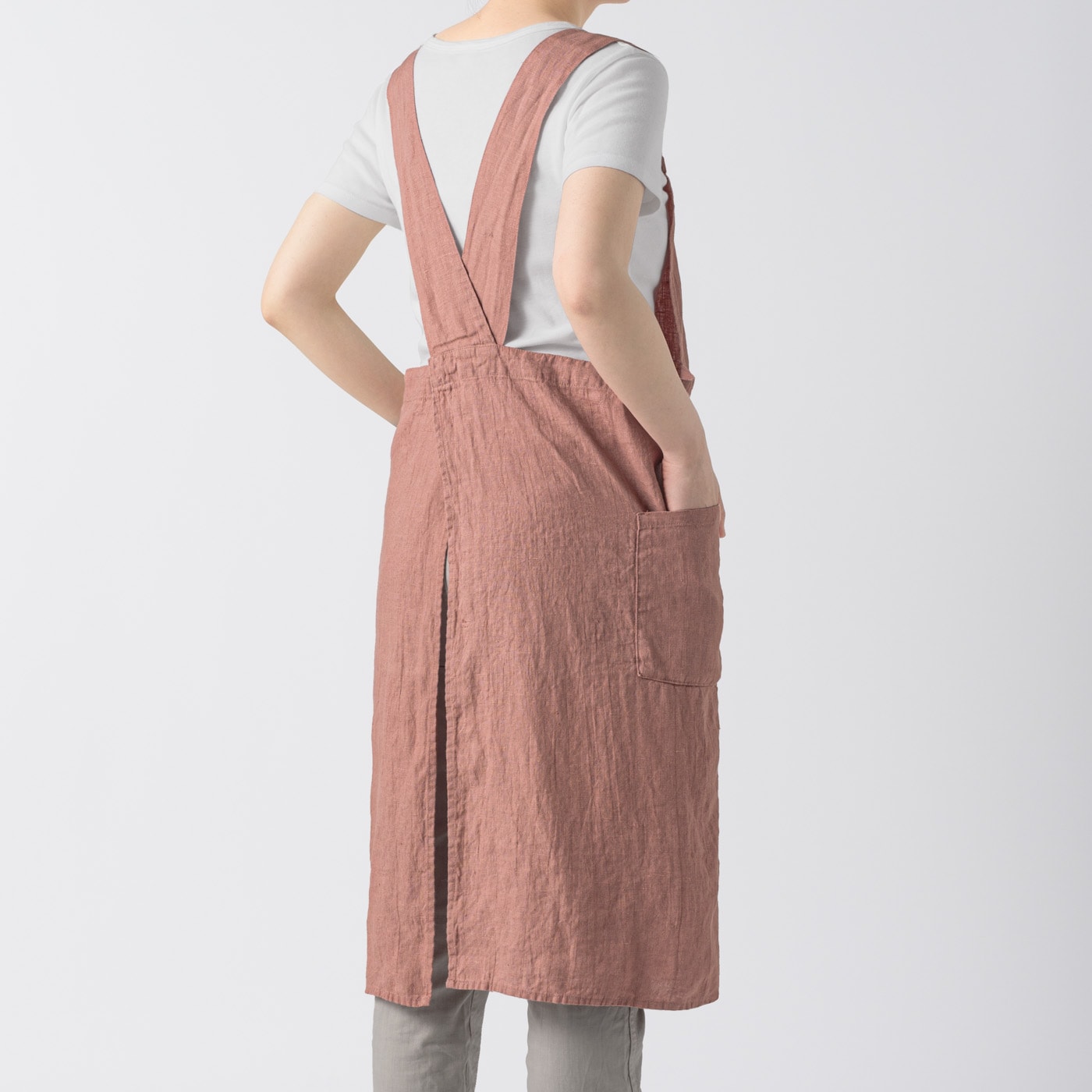 フルエプロン アニタ _ オールドローズ