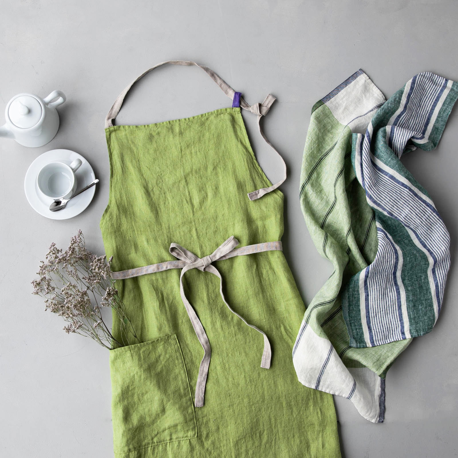 フルエプロン マノン _ レタスグリーン