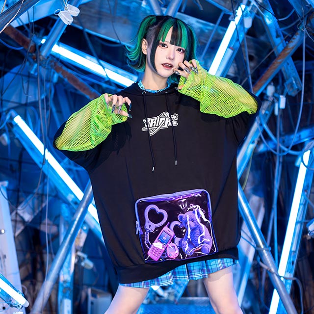 トリックベア 推し活パーカー【L.BLUE】｜LISTEN FLAVOR(リッスン