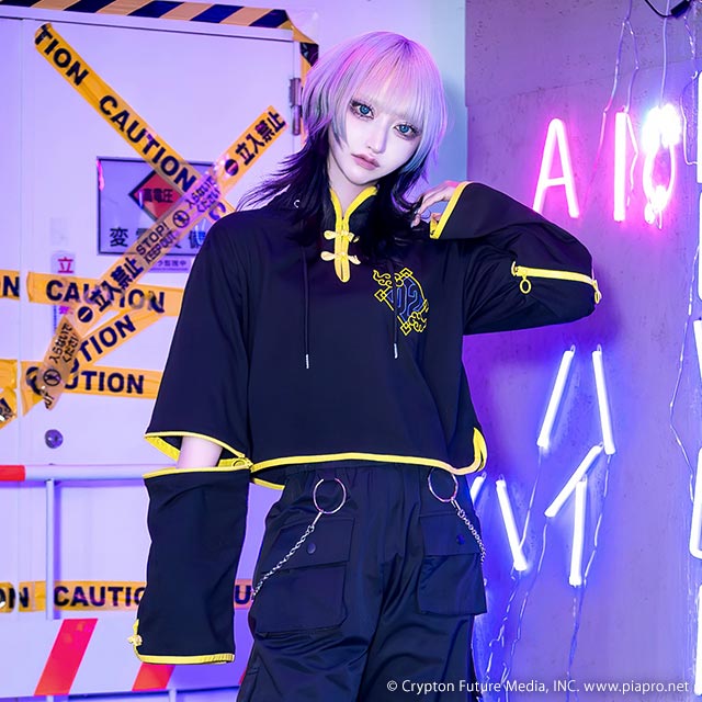 鏡音リン・レン チャイナパーカー 【BLACK】 / 鏡音リン・レン