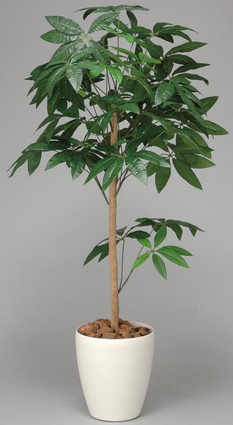 パキラ 観葉植物 造花 鉢植え プラント C4007-150（商品番号：wc4007
