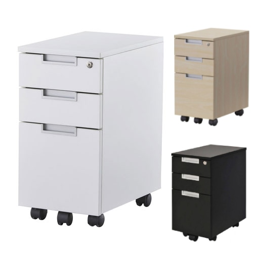 ワゴン 3段 サイドワゴン スリム A4 幅315×奥行490×高さ610mm