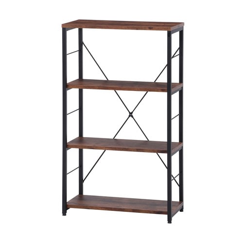 オープンラック 4段 幅600×奥行280×高さ1050mm オープンシェルフ 収納