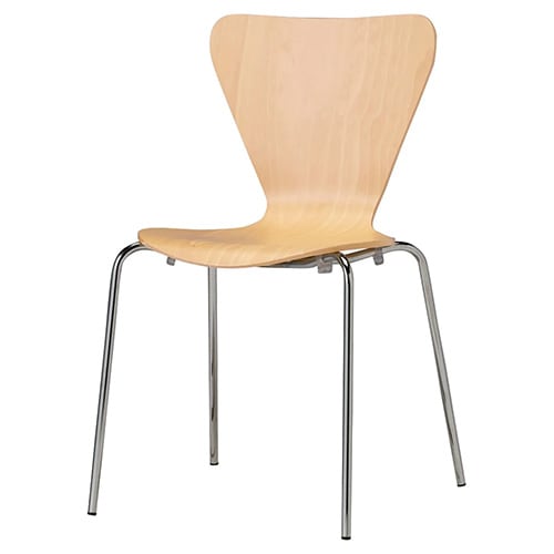 スタッキングチェア Tendy 木製 ダイニングチェア リビングチェア