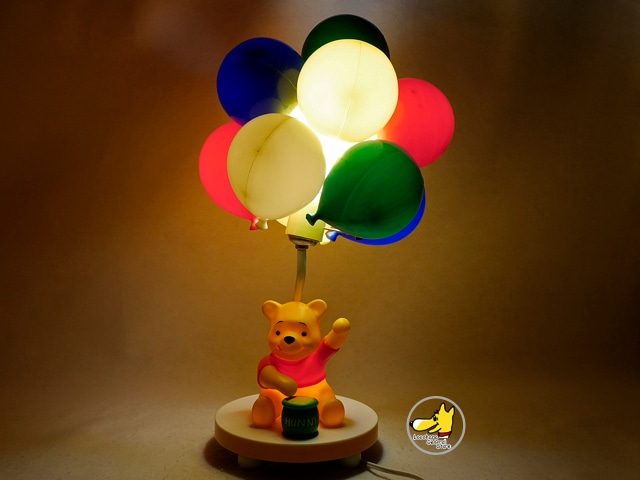 ビンテージ Dolly Toy '80s ディズニー Winnie the Pooh BALLOON LAMP