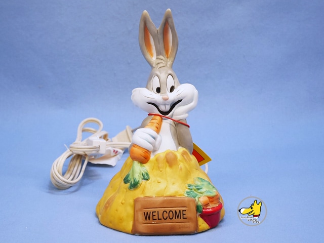 ビンテージ '89 LOONEY TUNES Bugs Buggy バッグスバニー ランプ 箱入