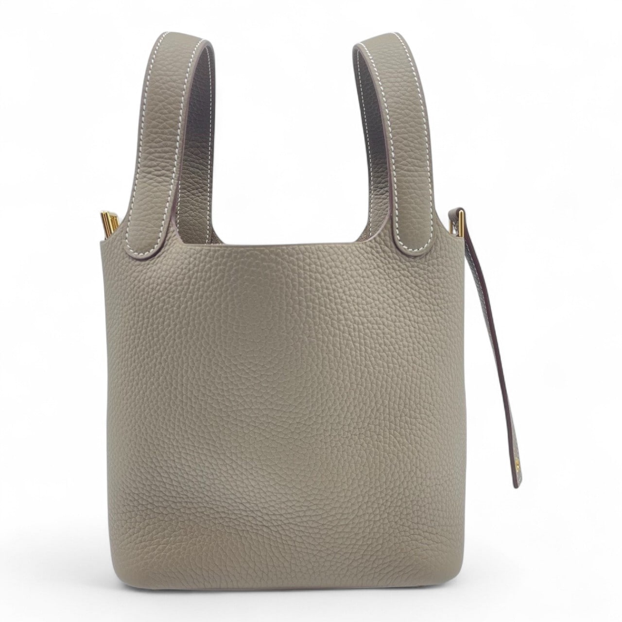 エルメス ピコタンロック PM エトゥープ トリヨンクレマンス ゴールド