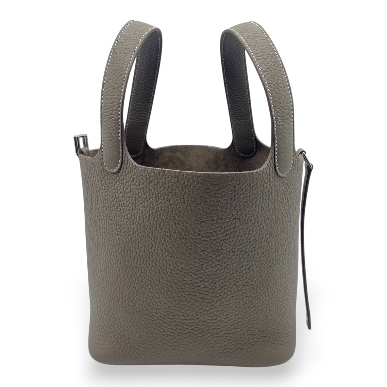 エルメス ピコタンロック PM エトゥープ トリヨンクレマンス シルバー