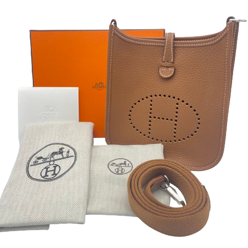 エルメス ミニエヴリン TPM ゴールド トリヨンクレマンス シルバー金具