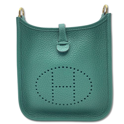 エルメス ミニエヴリン TPM ダークグリーン トリヨンクレマンス