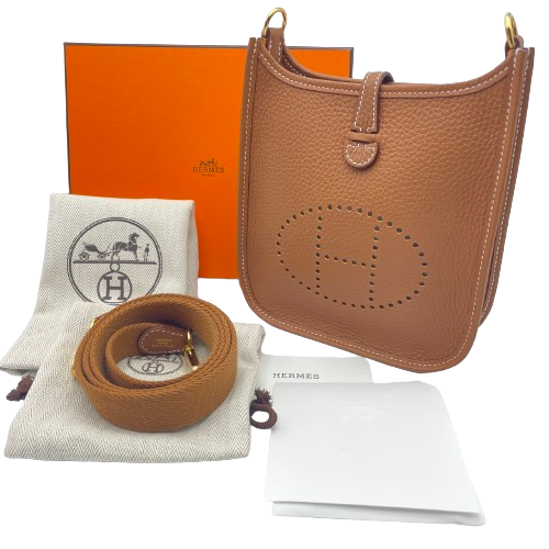 エルメス ミニエヴリン TPM ゴールド トリヨンクレマンス ゴールド金具