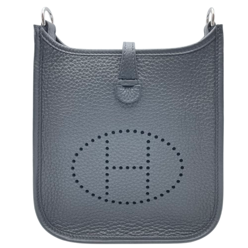 エルメス ミニエヴリン TPM ノワール トリヨンクレマンス シルバー金具