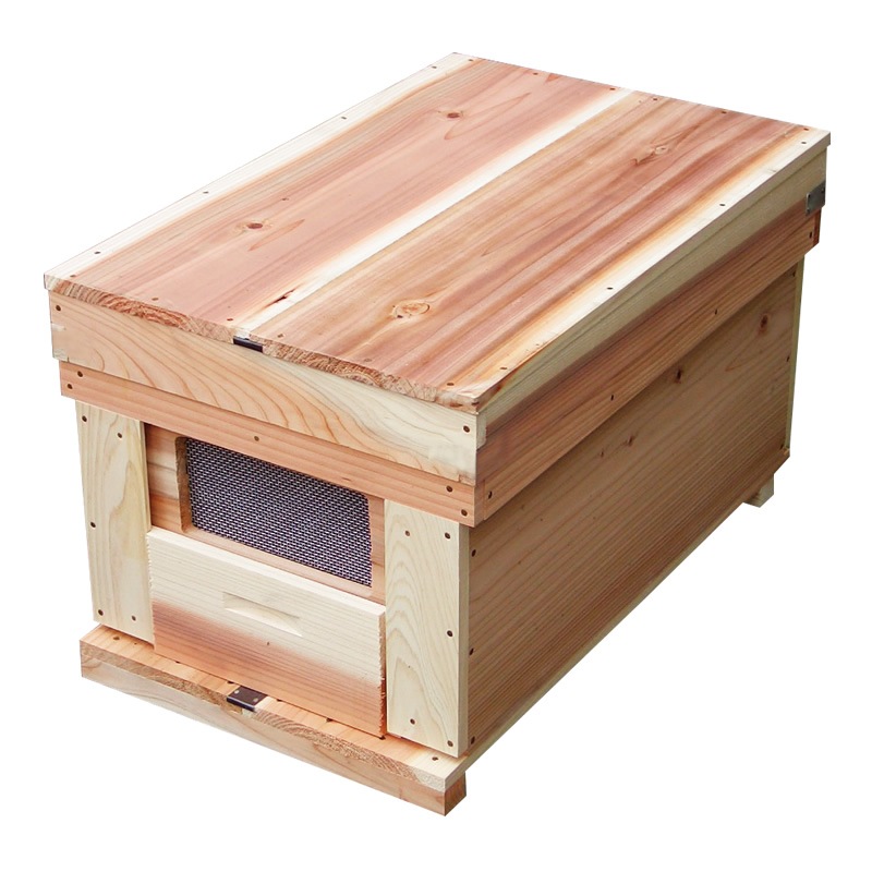 macto様 蜜蜂養蜂巣箱10枚箱 継箱セット Amazon.co.jp: ミツバチ 巣箱