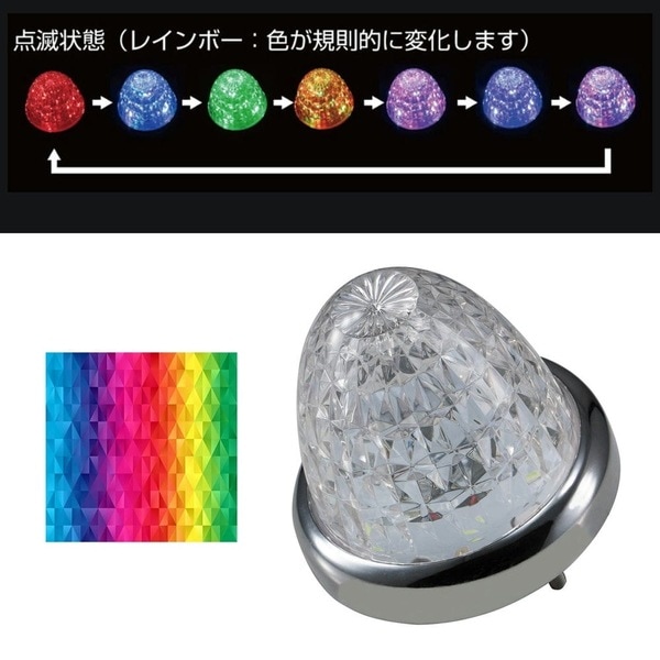 LED スターライトバスマーカーランプ 零 ZEROレインボー 532610