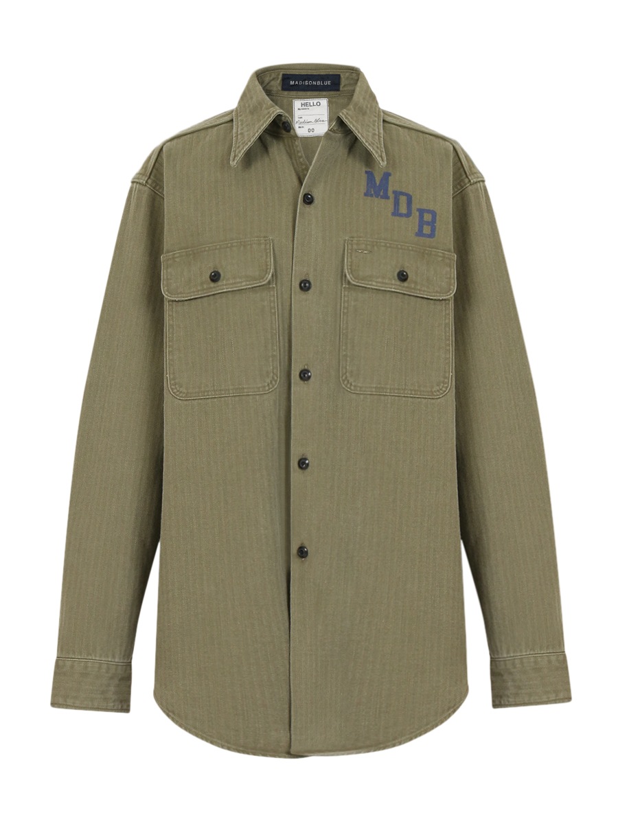 HAMPTON SH HERRINGBONE | SHIRT/BLOUSE | MADISONBLUE