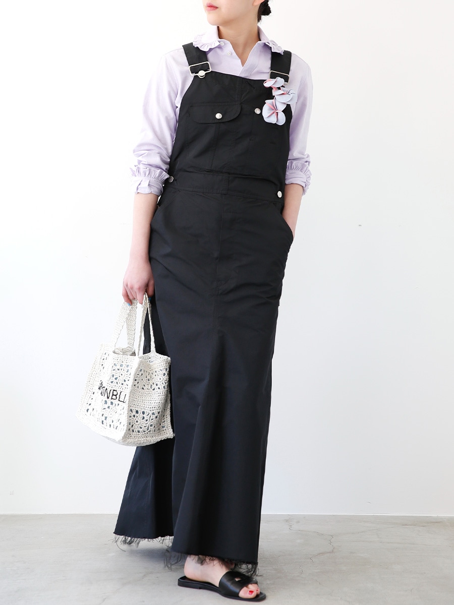 JUMPER SKIRT MAXI PE TWILL | ONE-PIECE | MADISONBLUE