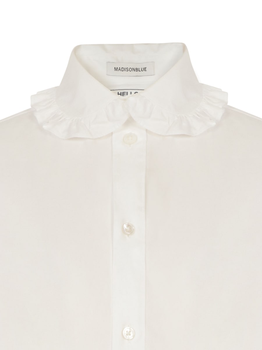 ROUND COLLAR FRILL SH L.OX | SUMMER RECOMMEND | MADISONBLUE