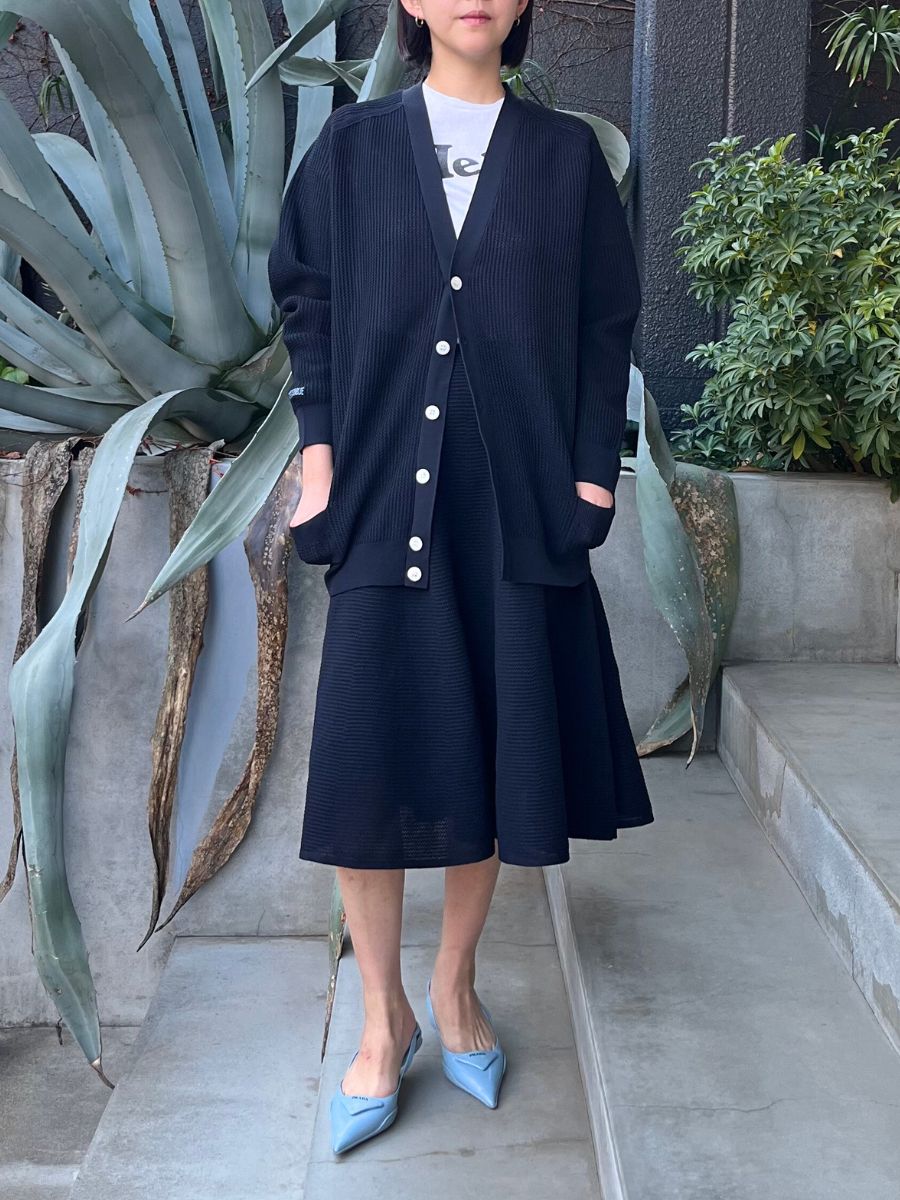 BIG KNIT V CD MESH | KNIT | MADISONBLUE