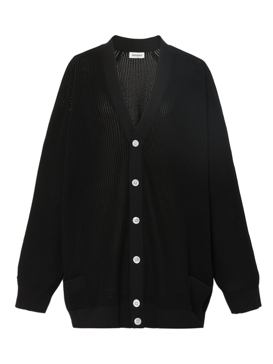 BIG KNIT V CD MESH | KNIT | MADISONBLUE