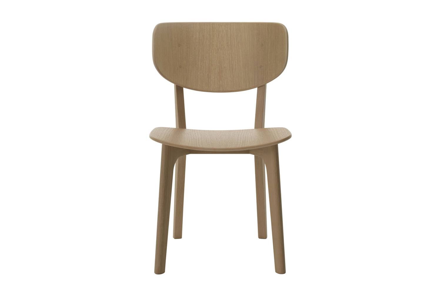 ラウンディッシュ アームレスチェア 板座の通販 | 家具・インテリア