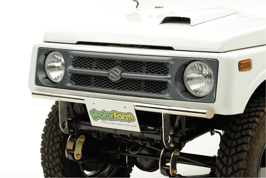 FARMバンパー ステンレス曲げタイプ フロント用 SJ30・JA11・JA22