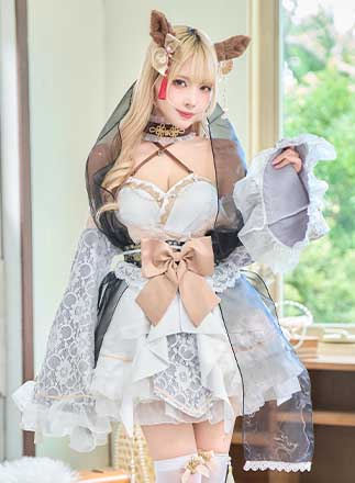 即日発送】ミスティックヴェールホースドレス《オリジナルコスプレ13点