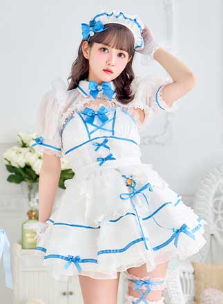 即日発送】【景井ひな着用】ピュアベリーシアーレースメイド