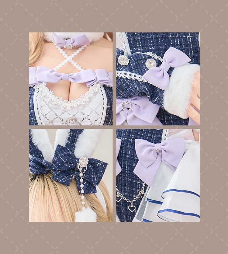 ビビッドピンクは予約】ベルチュールツイードバニー《オリジナル