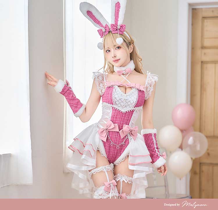 ビビッドピンクは予約】ベルチュールツイードバニー《オリジナル