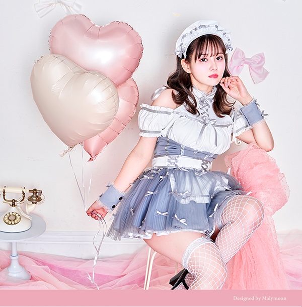 即日発送】【佐藤ノア着用】リボンブーケメイド《オリジナルコスプレ4