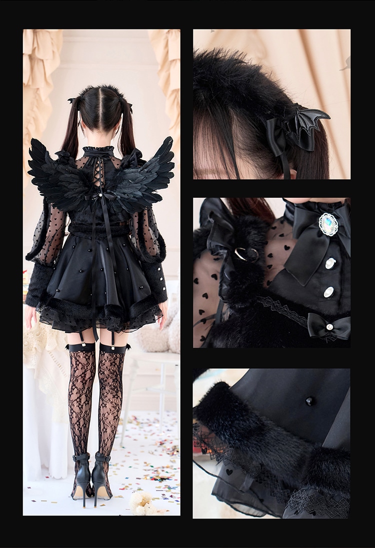 即日発送】【中村里砂着用】《エンジェル&デビル》ミスティフェザー