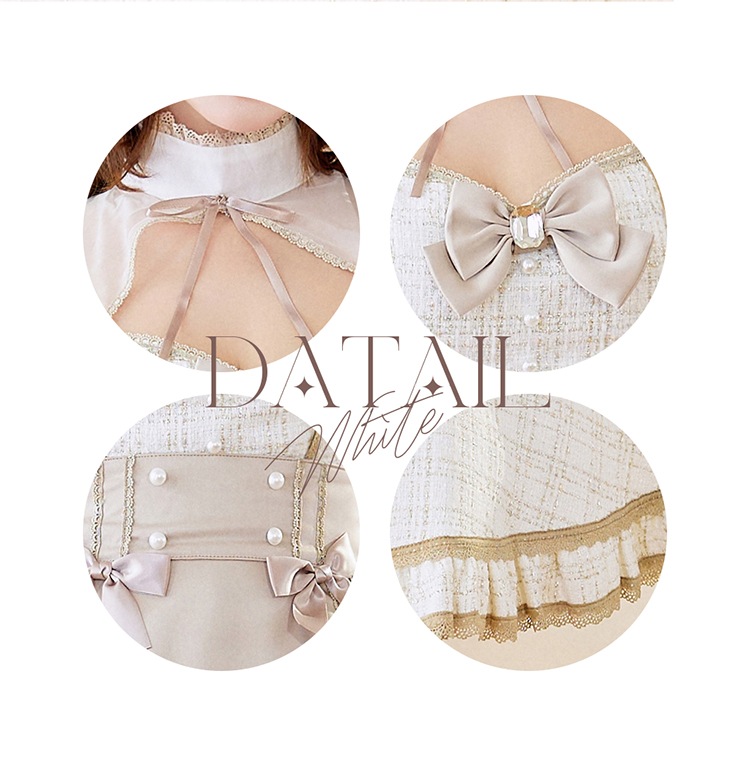 即日発送】シェリーツイードメイド《ハロウィンコスプレ8点セット