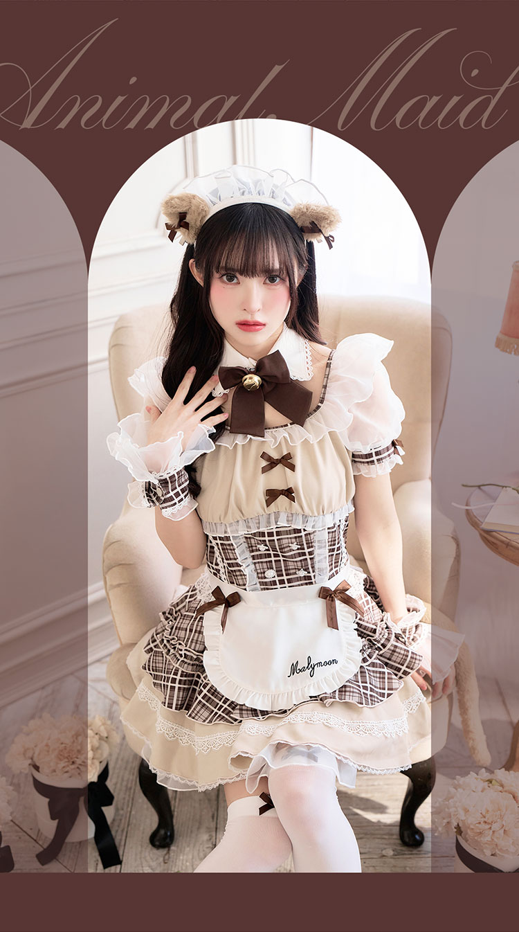 即日発送】【藤咲凪着用】ロイヤルチェックキティメイド《オリジナル