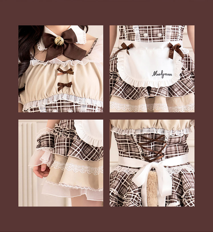 即日発送】【藤咲凪着用】ロイヤルチェックキティメイド《オリジナル