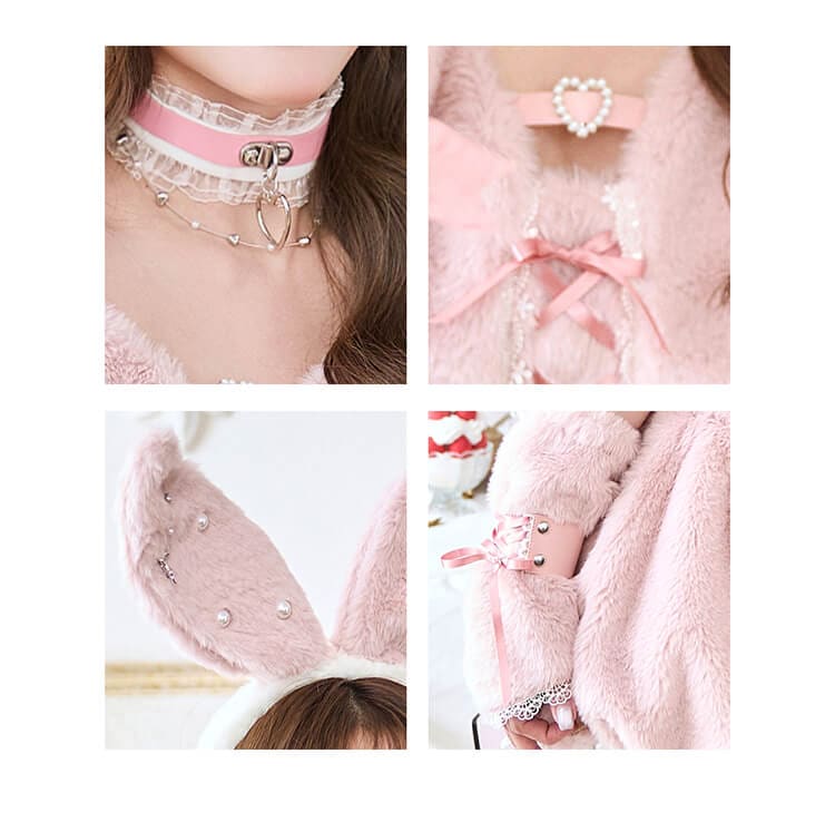 グレーは予約】スイートバニーラテセットアップ《ハロウィンコスプレ9