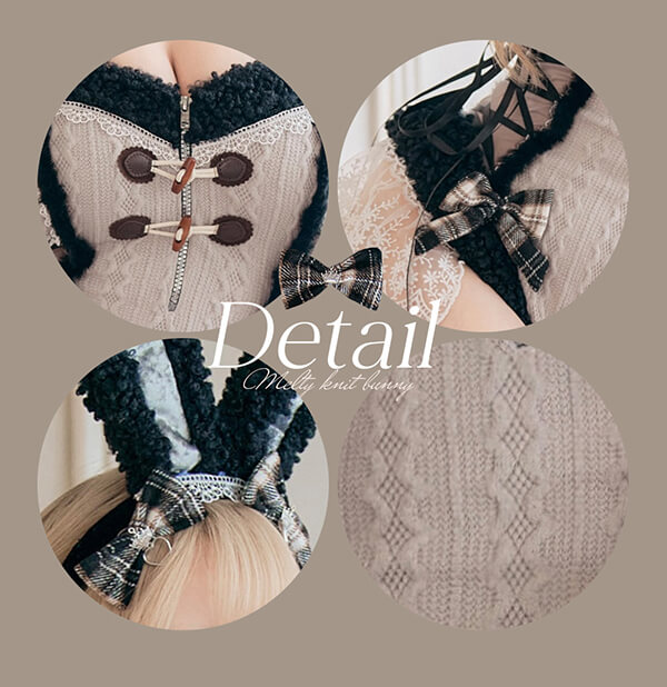 即日発送】メルトニットバニー《オリジナルコスプレ8点セット