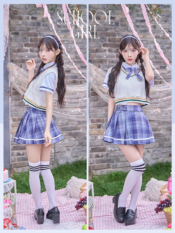 即日発送】アイドルモードスクールガールコスチューム《オリジナル