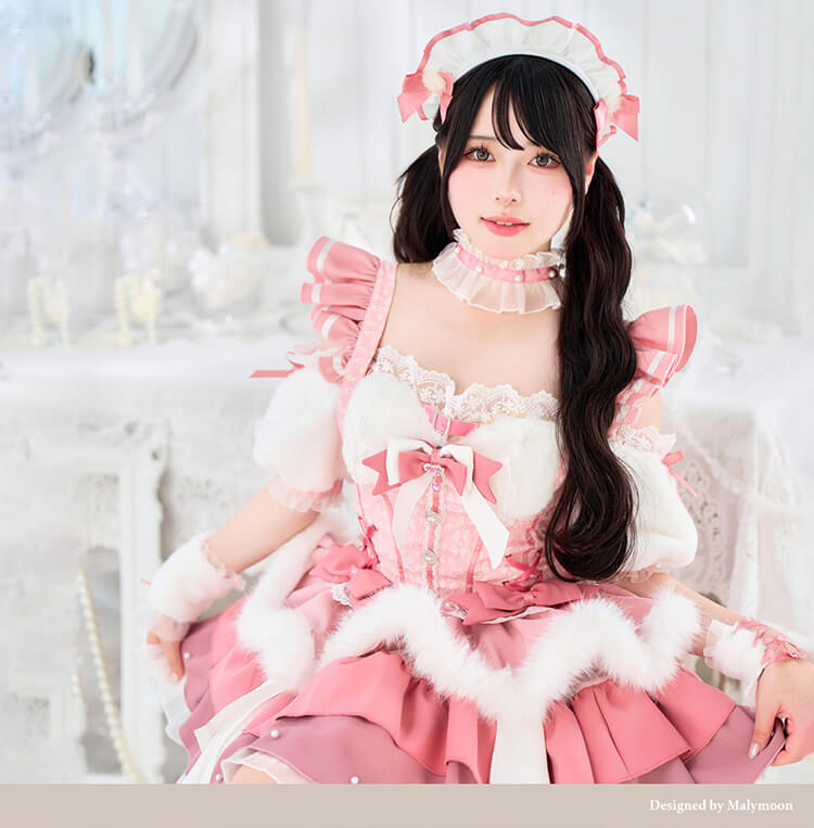 即日発送】【Mumei着用】-魔法少女-もこもこチャームハートマジカル