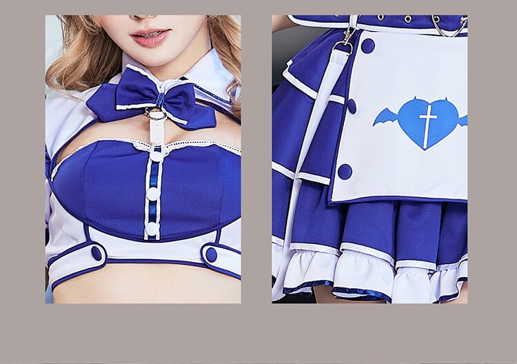 レッドは予約】スイートトラップサキュバスナース《ハロウィンコスプレ