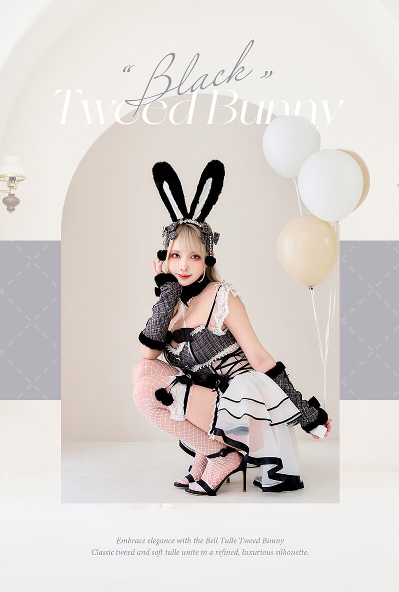 即日発送】ベルチュールツイードバニー《ハロウィンコスプレ8点セット