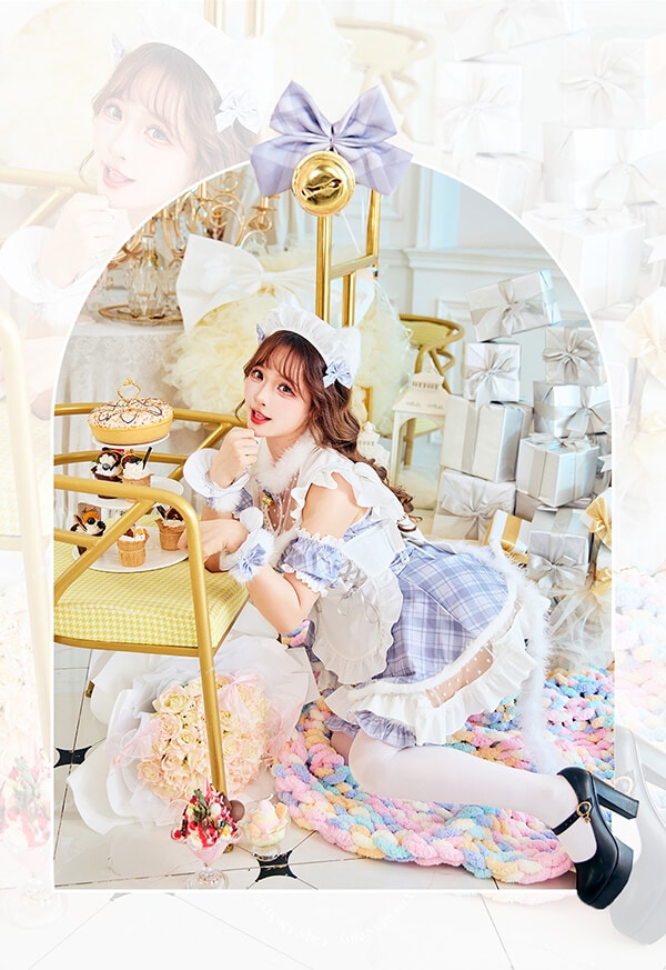 即日発送】ヒロインチェックキャットメイド《オリジナルコスプレ10点