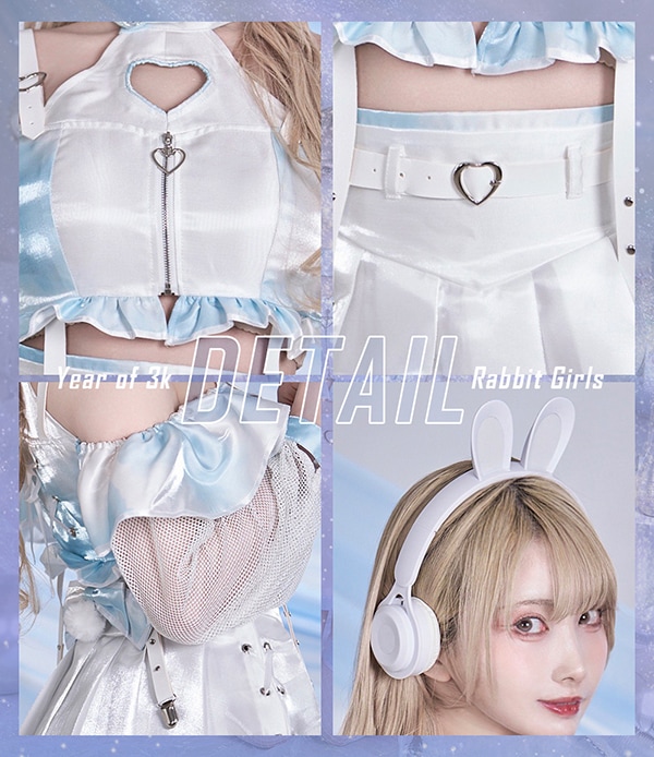 即日発送】Y3KメタリックシアーAIモデリングバニー《オリジナル