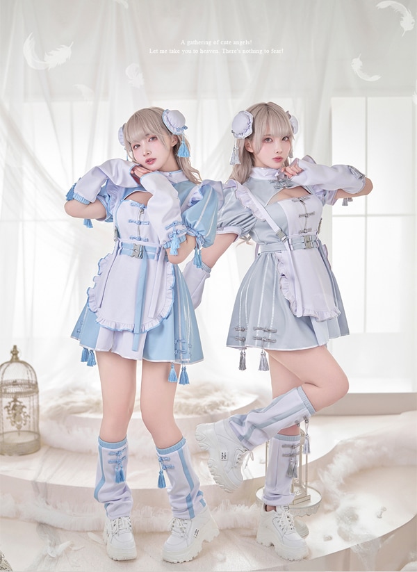 即日発送】..天使界隈..チャイナワンピースドールメイド《ハロウィン