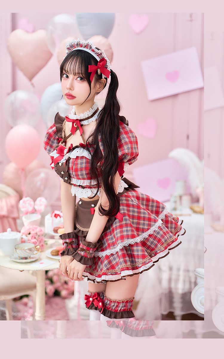 予約-4月下旬頃より順次発送予定】【中村里砂着用】チョコラブチェック