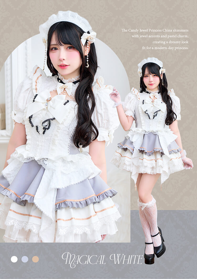 パープルは予約】【Mumei着用】-魔法少女-ダマスクローズマジカル