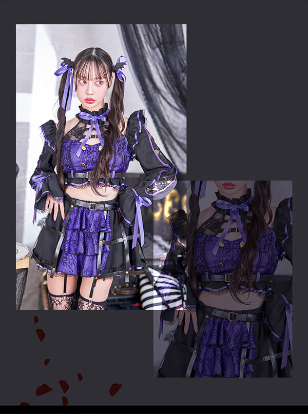 即日発送】【中村里砂着用】キャンドルローズブラックヴァンパイア