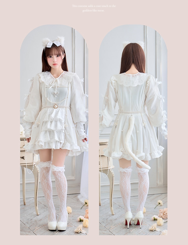 即日発送】【藤咲凪着用】ピュアパールリリーキャット《ハロウィン