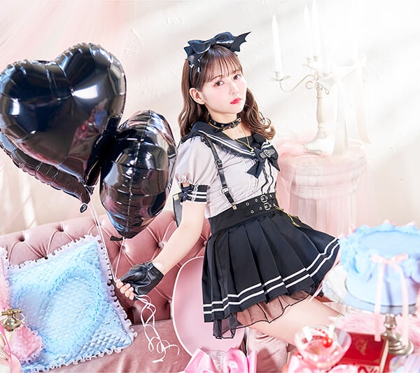 即日発送】【佐藤ノア着用】スイートデビルスクールガール《ハロウィン