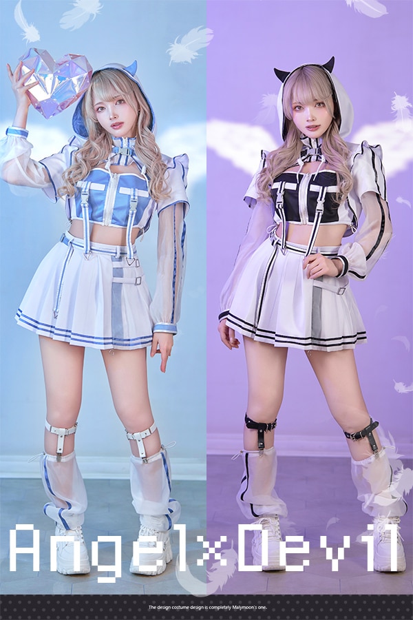 即日発送】..天使界隈..ゲーミングデビルガール《ハロウィンコスプレ6